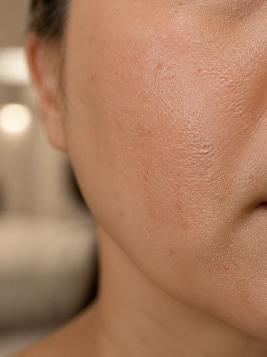 Resultado facial antes